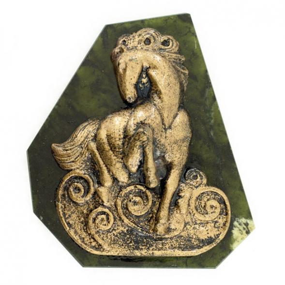 Магнит &amp;quot;Лошадка&amp;quot; змеевик 116220