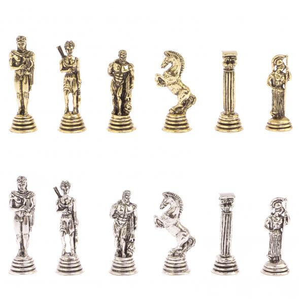 Шахматы &amp;quot;Афина&amp;quot; доска 32х32 см мрамор змеевик 126044