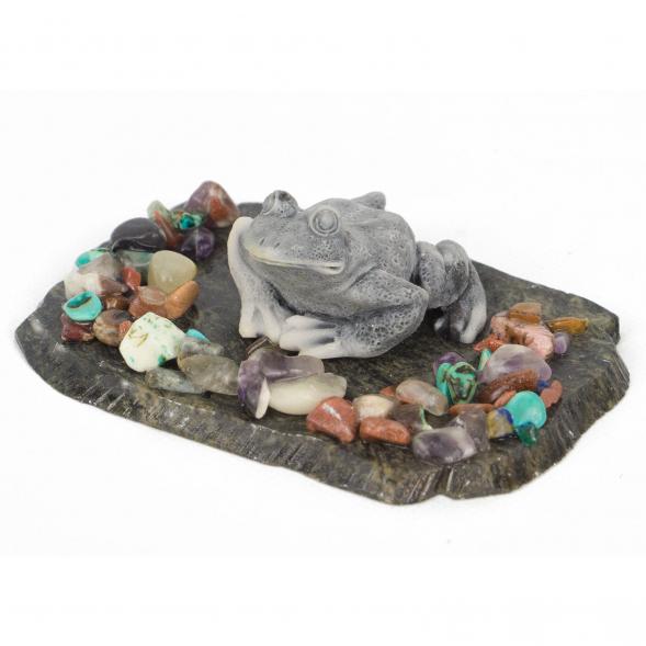 Сувенир &amp;quot;Лягушка малая&amp;quot; из мрамолита 117012