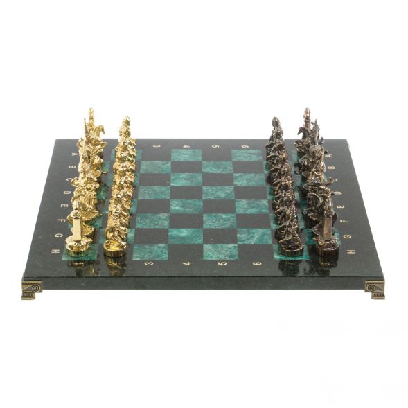 Шахматы подарочные &amp;quot;Шахерезада&amp;quot; 40х40 см шабровский змеевик 127261
