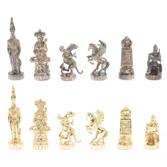 Шахматы подарочные &amp;quot;Шахерезада&amp;quot; 40х40 см шабровский змеевик 127261