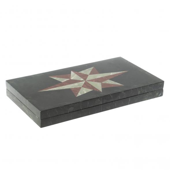 Нарды &amp;quot;Роза ветров&amp;quot; лемезит / офиокальцит 127341