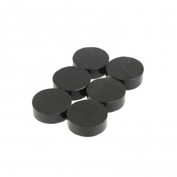 Камни для виски &amp;quot;Фишки&amp;quot; из черного змеевика 6 штук 127419