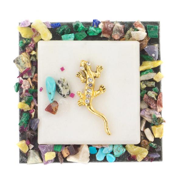 Магнит &amp;quot;Ящерица на камне&amp;quot; 120067