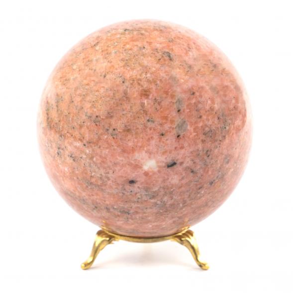 Шар 10 см из розового мрамора 121562