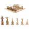Декоративные шахматы "Игрок" доска 38х38 см камень оникс
