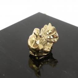 Шкатулка &amp;quot;Птичка&amp;quot; из черного обсидиана и бронзы