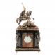 Каминные часы из яшмы и бронзы &amp;quot;Георгий Победоносец&amp;quot; 113572
