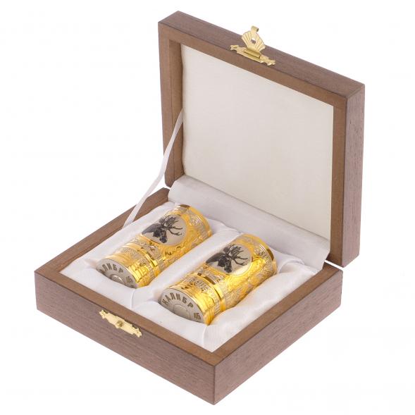 Набор из двух стопок &amp;quot;Лось&amp;quot; 40 мл Златоуст 125893