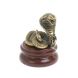 Статуэтка «Кобра» из бронзы на подставке из яшмы 5×5х6,5 см 128118