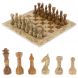 Шахматы из камня &amp;quot;Дебют&amp;quot; оникс, ракушечник доска 25х25 см 128887