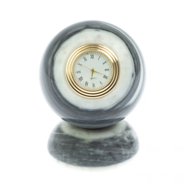 Настольные часы &amp;quot;Шар Антистресс&amp;quot; 8 см из мрамора 129032