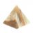Пирамида из камня оникс зелено-коричневый 3,5х3,5х3,6 см (1,25)