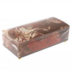 Ларец из яшмы 18х8,5х6,5 см