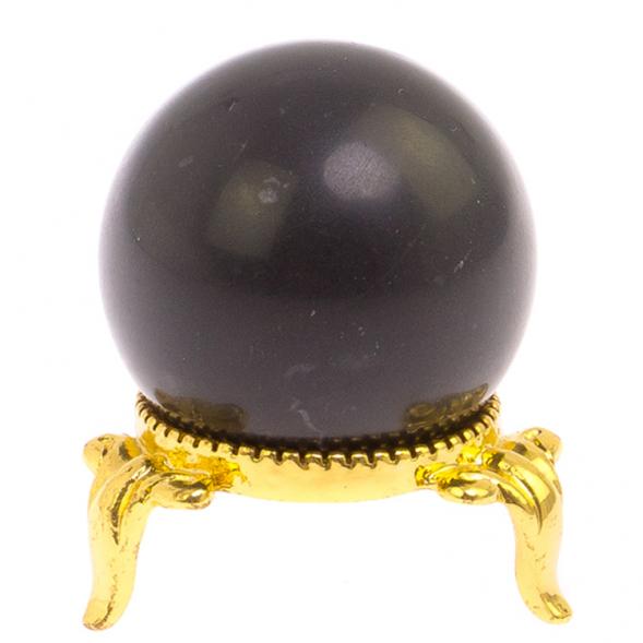 Шар из черного мрамора 3,5 см 126106