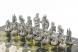 Подарочные шахматы &amp;quot;Средневековье&amp;quot; камень змеевик 40х40 см 119801