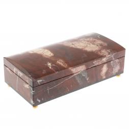 Ларец из яшмы 18х8,5х5,5 см