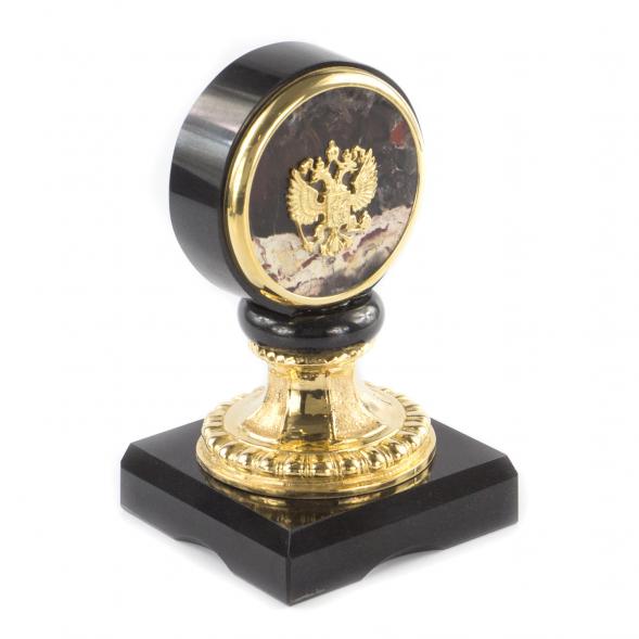 Настольный набор &amp;quot;Парящий орел&amp;quot; из яшмы и бронзы 113453