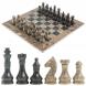Шахматы &amp;quot;Дебют&amp;quot; мрамор, ракушечник доска 38х38 см 123976