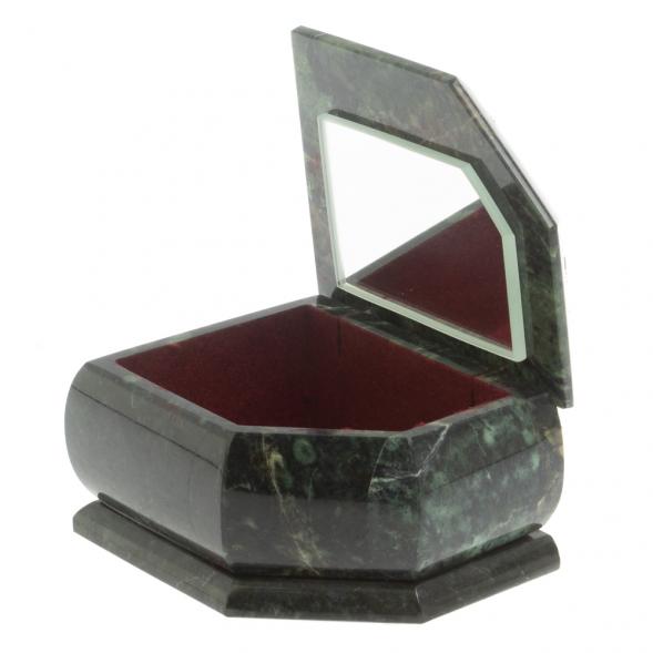 Шкатулка с расписной крышкой &amp;quot;Зима&amp;quot; 11х9х6,5 см 127579