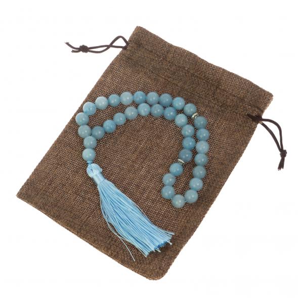 Четки из кварца круглые 35 бусин 128588