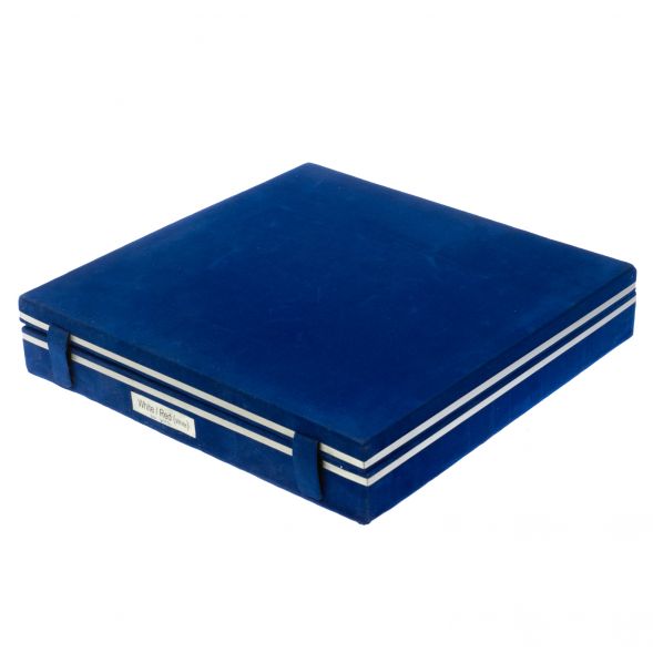 Каменные шахматы &amp;quot;Игрок&amp;quot; из белого мрамора и оникса 38х38 см 128888