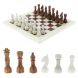 Каменные шахматы &amp;quot;Игрок&amp;quot; из белого мрамора и оникса 38х38 см 128888