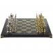 Шахматы подарочные &amp;quot;Русь&amp;quot; доска 40х40 см из камня змеевик 120686