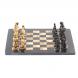 Декоративные шахматы из камня &amp;quot;Люкс&amp;quot; доска 38х38 см оникс мрамор 121668