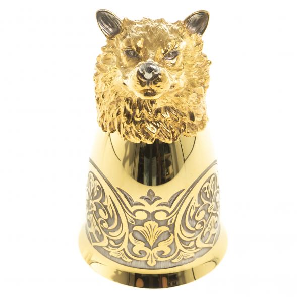 Стопка перевертыш &amp;quot;Волк&amp;quot; 70 мл Златоуст 123620