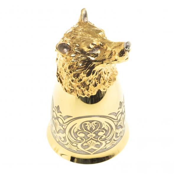 Стопка перевертыш &amp;quot;Волк&amp;quot; 70 мл Златоуст 123620