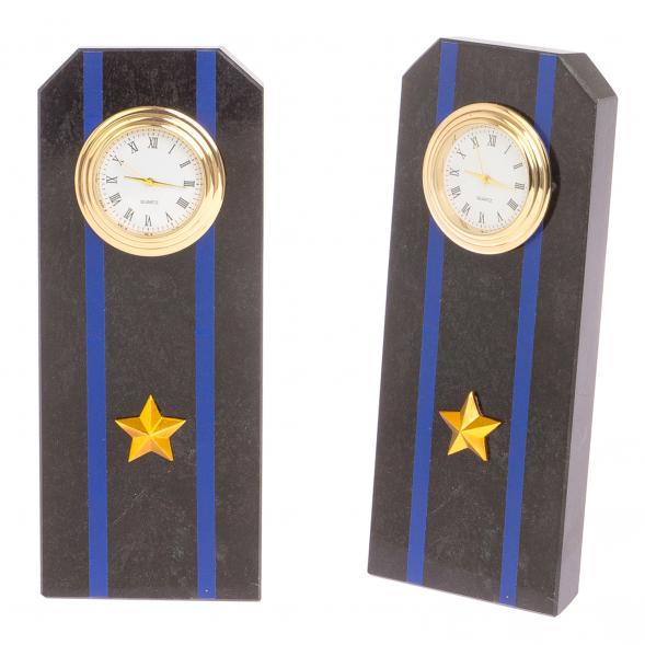Часы &amp;quot;Погон майор Авиации ВМФ&amp;quot; из змеевика 113521