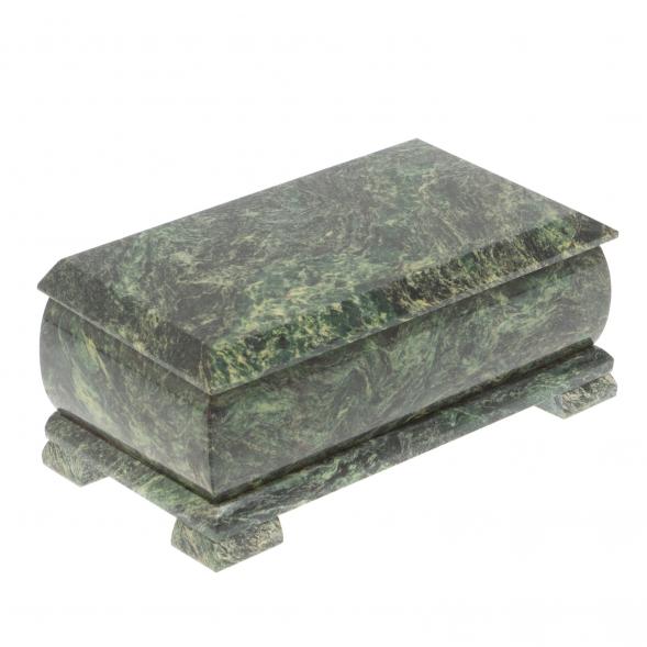 Шкатулка для денег &amp;quot;Купюра&amp;quot; с зеркалом змеевик 19x10x8 см 112190