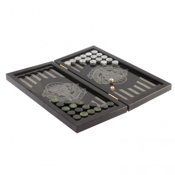 Нарды из камня с гравировкой &amp;quot;ВДВ&amp;quot; 124922