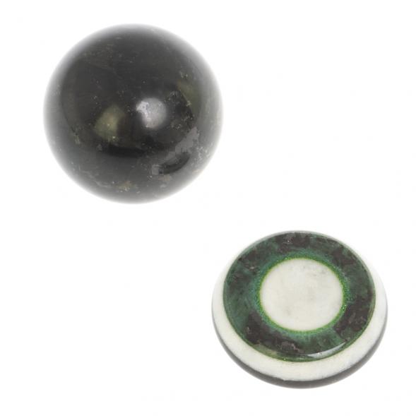 Шар из лабрадорита 4,8 см на подставке 126951