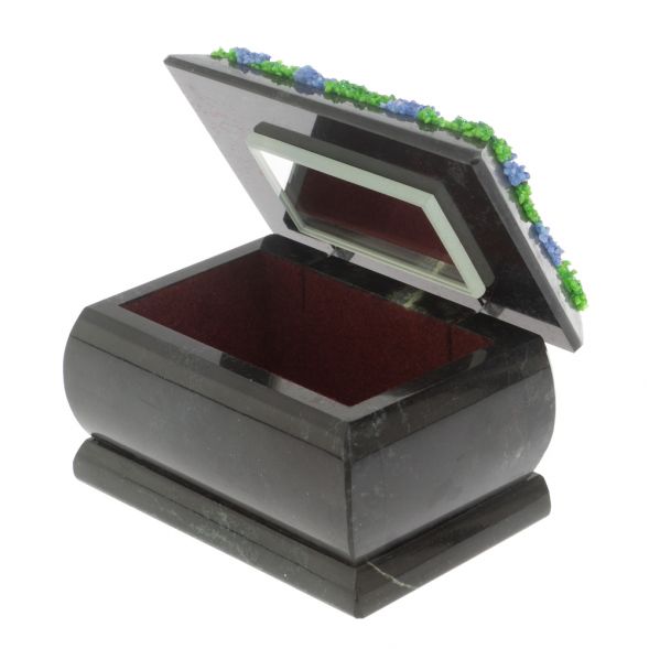 Шкатулка &amp;quot;Хозяйка медной горы / Данила Мастер&amp;quot; змеевик 10х6,5х6 см 127265