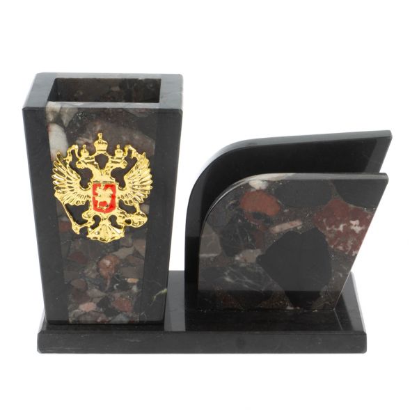 Карандашница из конгломерата 16х7х10 см 127899