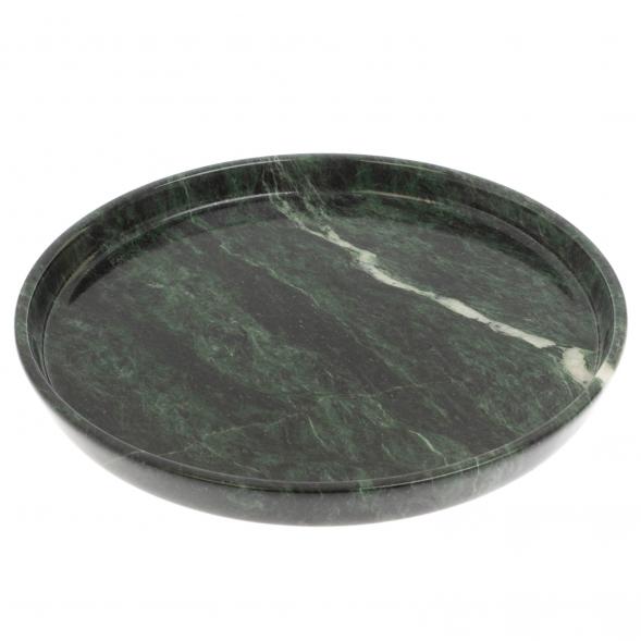 Каменный поднос из змеевика 24х24х2,5 см 129680