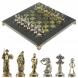 Шахматы &amp;quot;Дон Кихот&amp;quot; доска 28х28 см из камня змеевик 122688