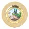Тарелка сувенирная "Санкт-Петербург Медный всадник" 12 см Златоуст