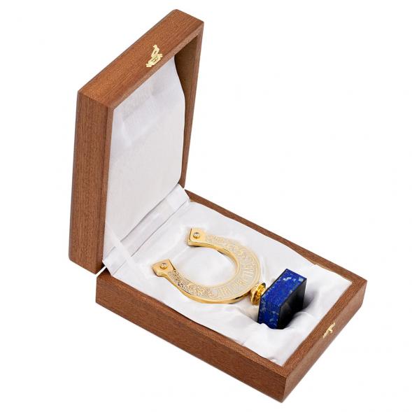 Подкова из лазурита &amp;quot;На счастье&amp;quot; 116011