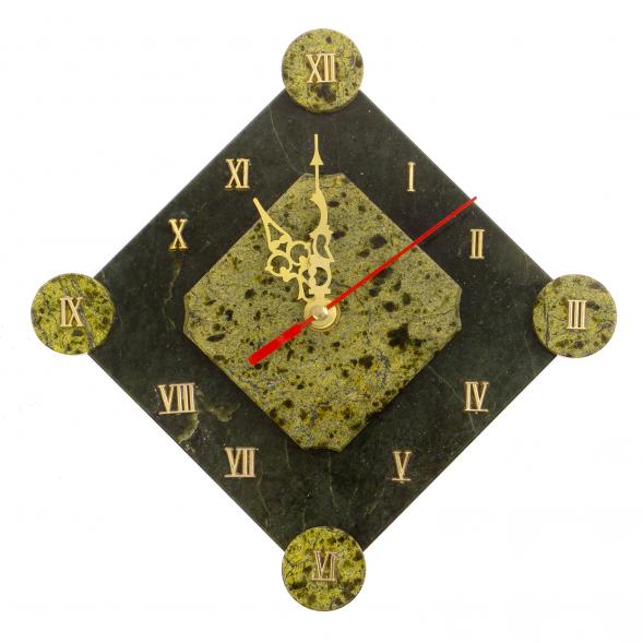 Часы настенные &amp;quot;Элегант&amp;quot; камень змеевик 125664