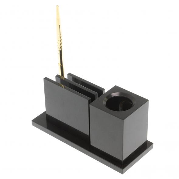 Настольная визитница из малахита 18х7,5х9 см 126952