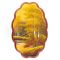 Панно овальное "Осень золотая" 30х19 см каменная крошка