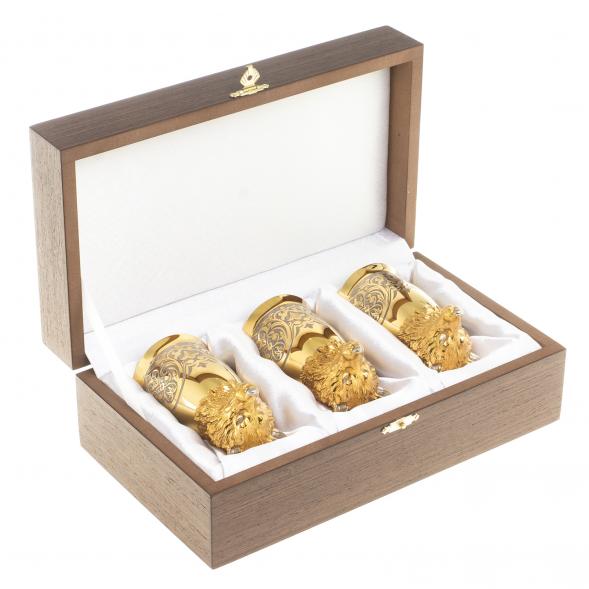 Стопки перевертыши &amp;quot;Волк&amp;quot; 60 мл 3 шт Златоуст 123622