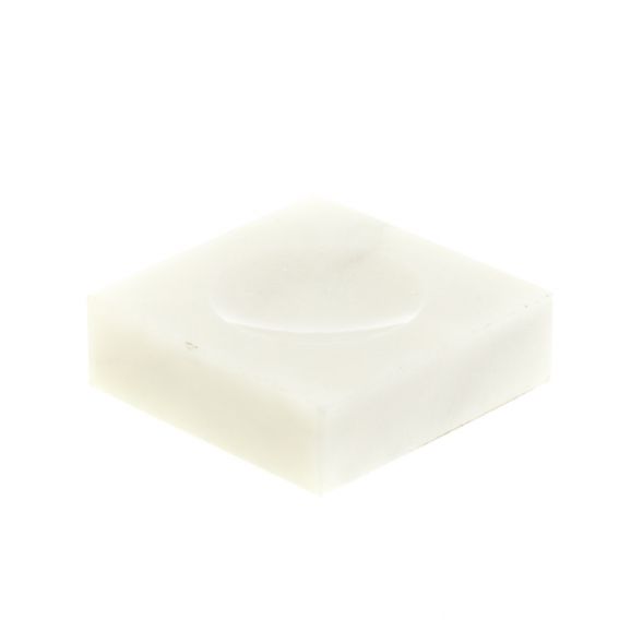 Подставка под шар из камня белый мрамор 4х4х1,5 см 127424