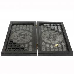 Каменные нарды &amp;quot;Дракон&amp;quot; из габбро-диабаза