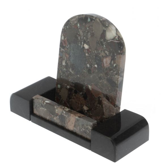 Письменный набор &amp;quot;Алмаз&amp;quot; из камня конгломерат 127901