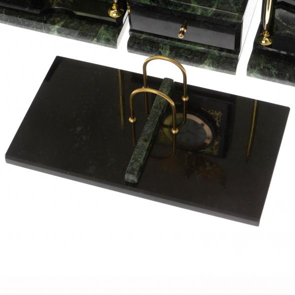 Письменный набор &amp;quot;Горный орел&amp;quot; шабровский змеевик 129885