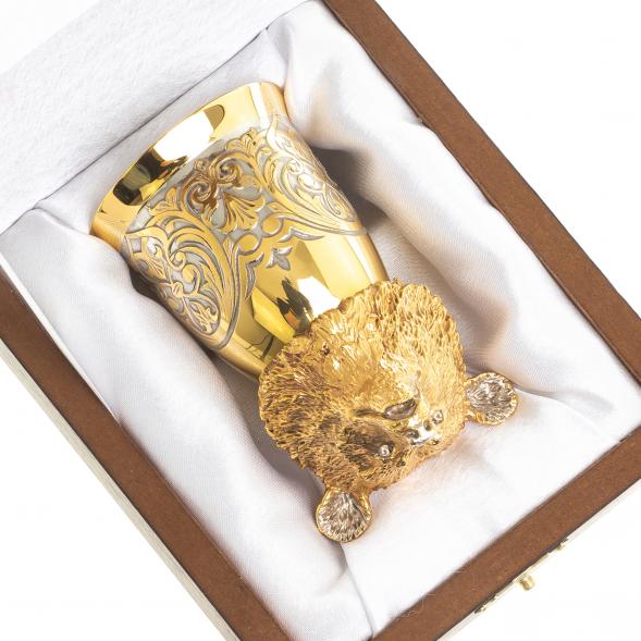 Стопка перевертыш &amp;quot;Медведь&amp;quot; 60 мл Златоуст 123623